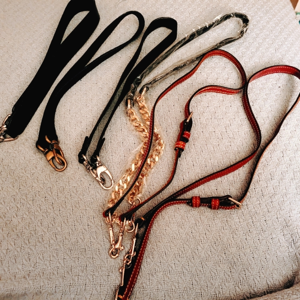 Assorted Straps for Handbags.